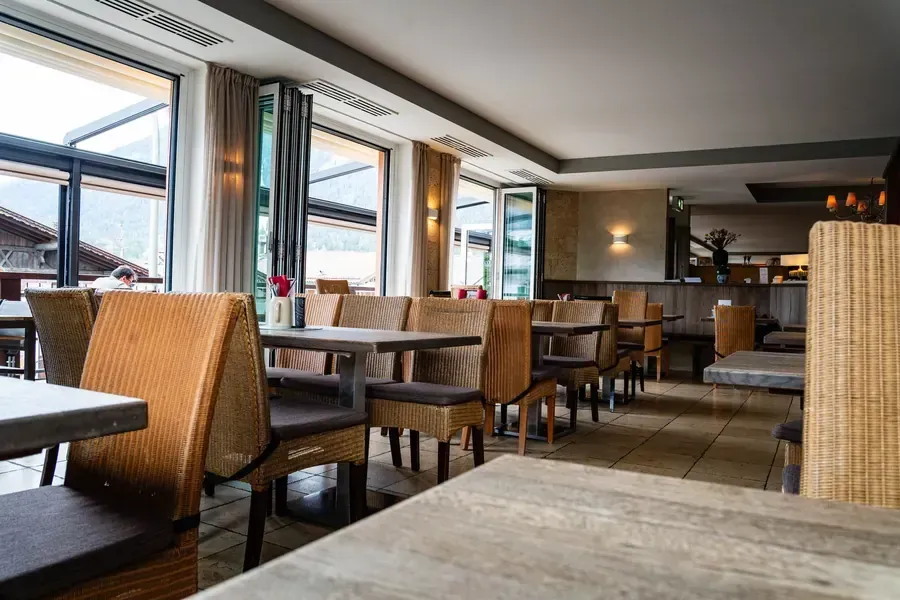 Innenraum des Ristorante Colosseo in Garmisch-Partenkirchen